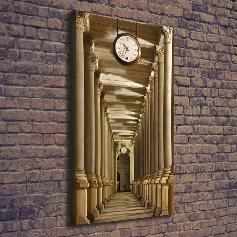 Market Colonnade - Wrapped Canvas Print