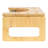 Koji 7 in. H Handcrafted Bamboo Foldable Space-Saving Squat Toilet Potty Step Stool, Natural-130298208