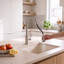 Robinet de cuisine rétractable à poignée simple avec accessoires-59881651