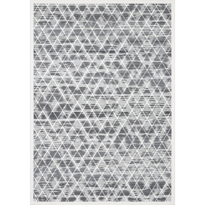 Kuma Geometric Hand Woven Area Rug, Rectangle 100 x 160cm