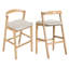 Tabouret en bois d'hévéa-118472593