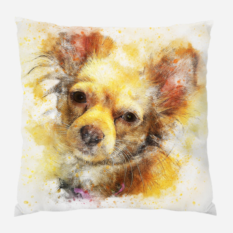 Coussin pour chien Doynton, Microsuède, Intérieur