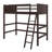 Solid Wood Loft Bed With Ladder-272117117