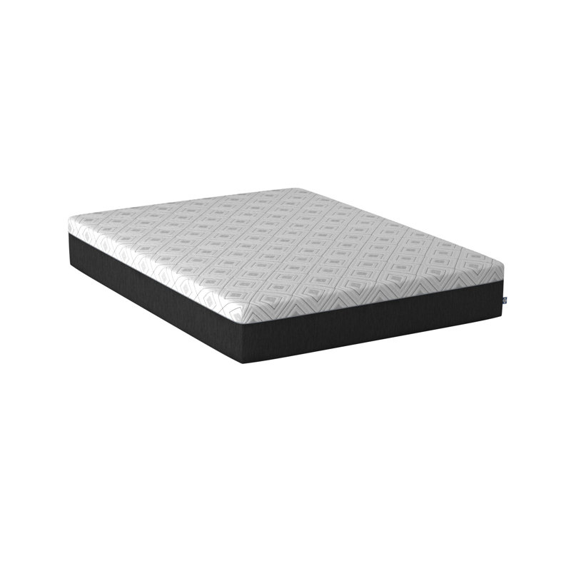 Matelas en mousse à mémoire de forme moyenne de 12 po dans une boîte Sealy to Go, Très grand lit