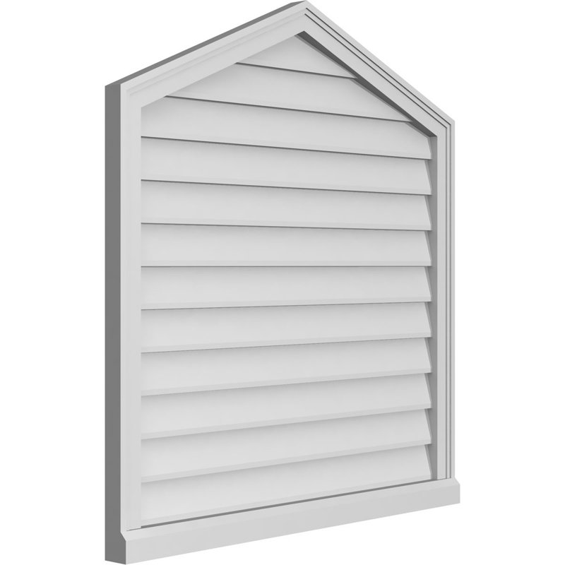 Ventilé à pignon non-fonctionnel Signature, H 38 po x l 36 po x P 2 po