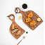 A Set Of 2 Walnut Chopping Boards High-Quality Handmade Kitchen Chopping Boards