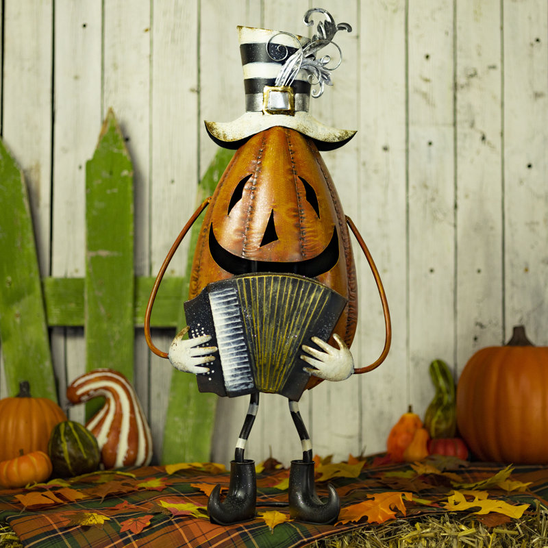 Figurine citrouille d'Halloween 30,5 "avec accordéon