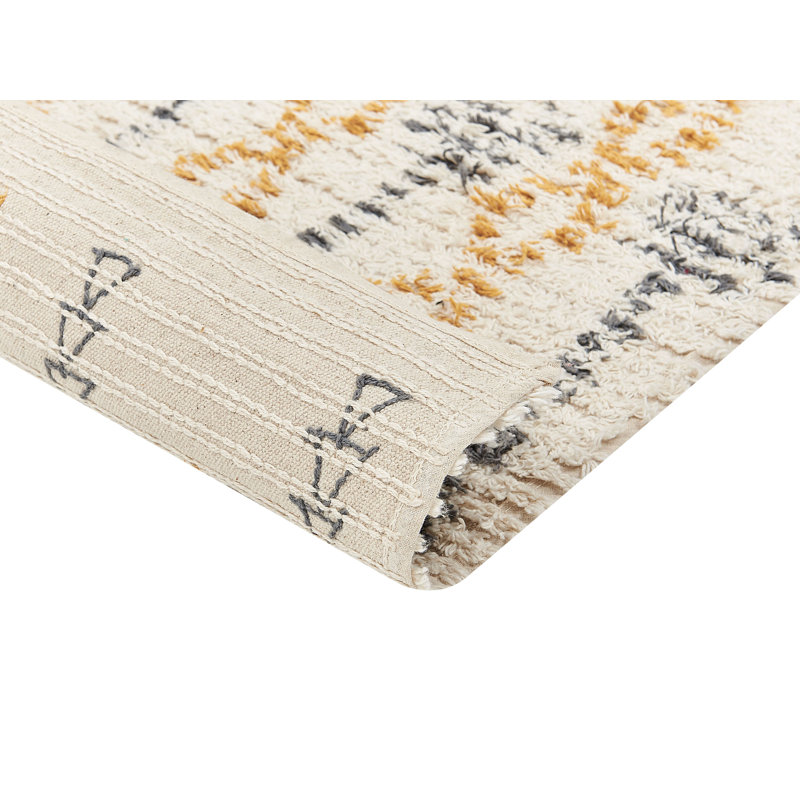 Mamadou Rectangle Geometric Hand Woven Area Rug, Rectangle 160 x 230cm