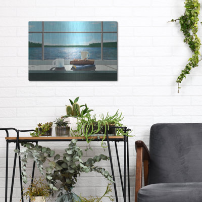 «Sea Views 2» par Murray Henderson, art mural en métal