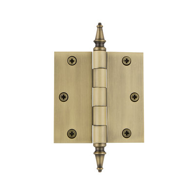 3.5'' x 3.5'' Brass Butt Bearing Hinge