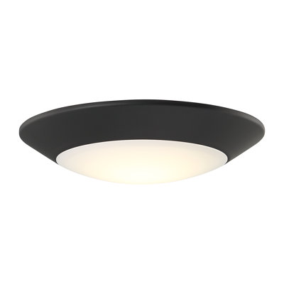 Maislynn Acrylic LED Flush Mount in Black