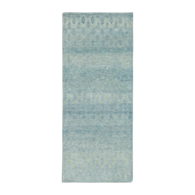 Handmade Silk Floral Area Rug
