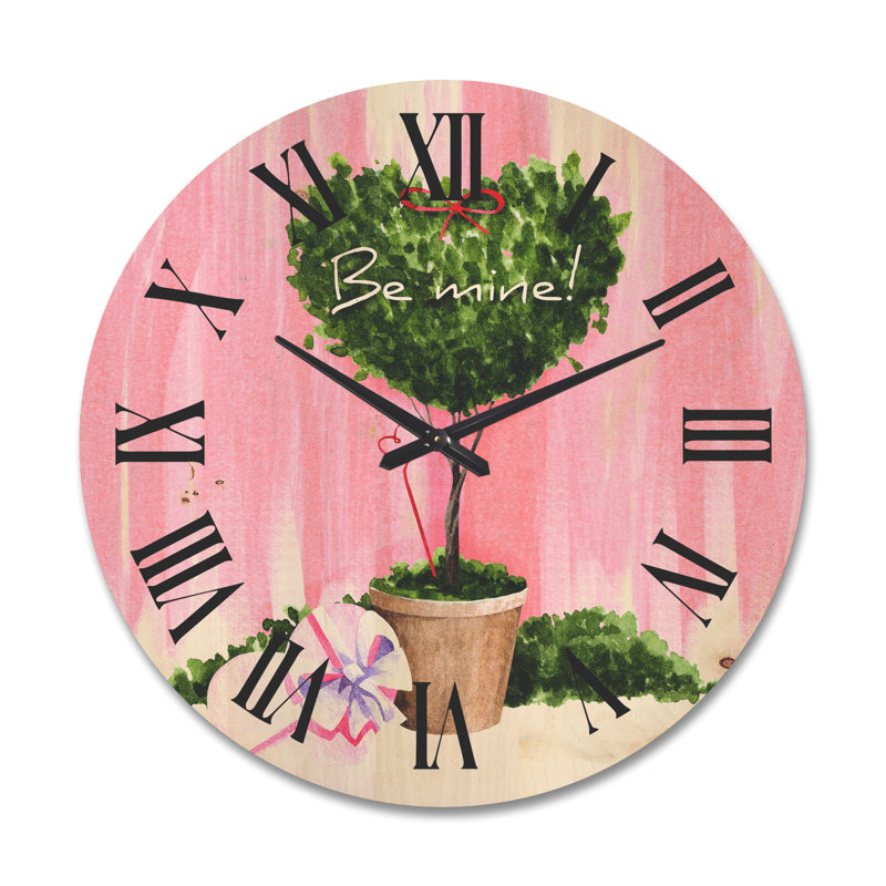 Horloge murale en forme de cœur, Grand
