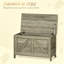 Banc de rangement de salon, banc de rangement, table de vestibule, banc de chambre