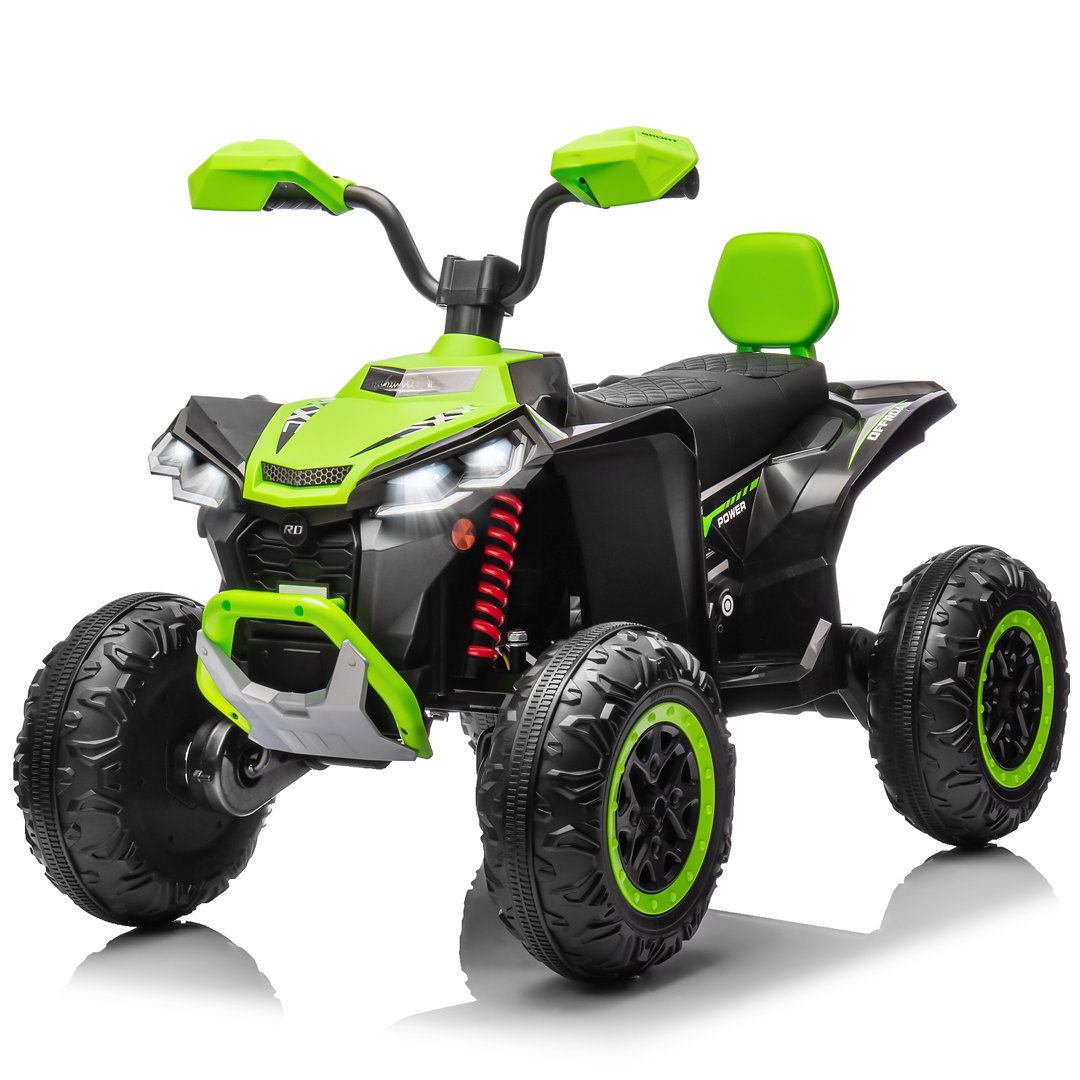  24V 2-Seater Kids Ride on Toy, 4×200W Motors, 9AH Battery Powered Electric 4-Wheeler ATV Anrli 