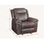 Fauteuil inclinable Lydia, cuir brun Aire