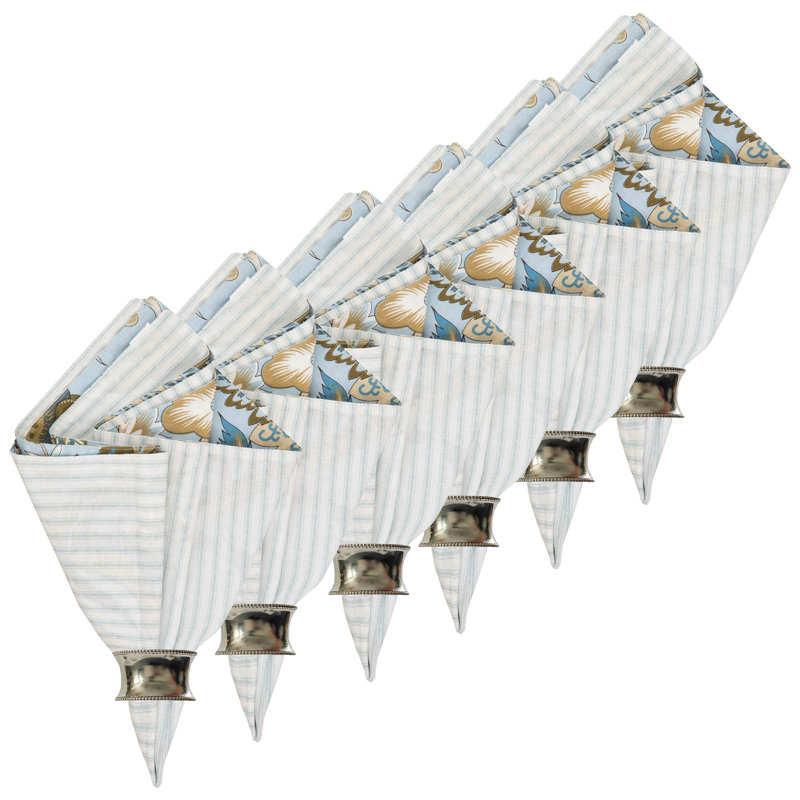 Grissett Cotton Floral Square Napkin
