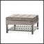 Table basse avec rangement et repose-pieds