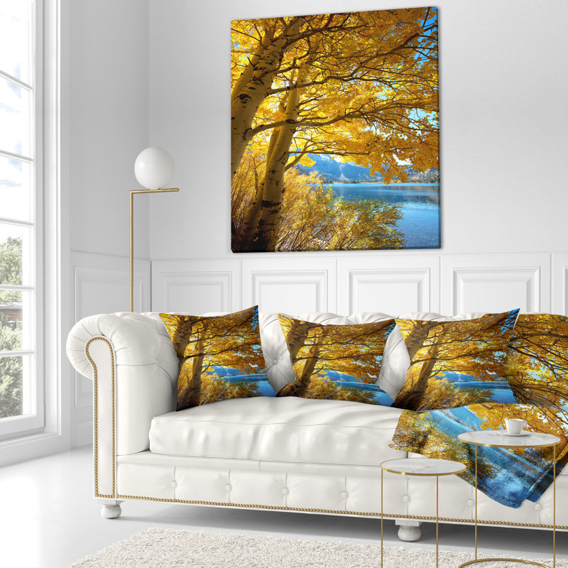 Coussin Bright Autumn, 18" x 18", Coussin décoratif