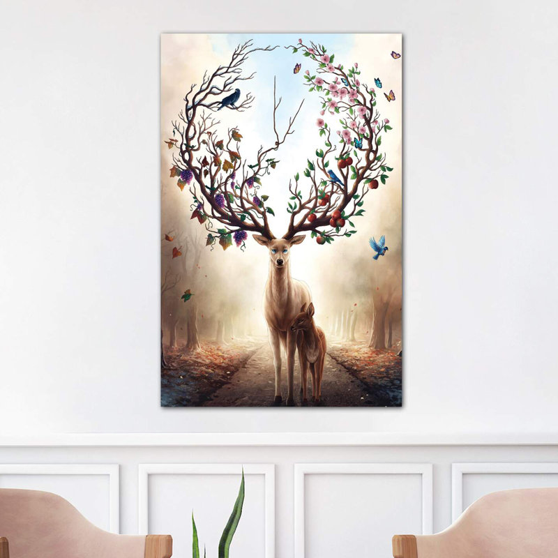 Seasons by JoJoesArt - Wrapped Canvas Print, 66.04 cm H x 45.72 cm W x 1.91 cm D