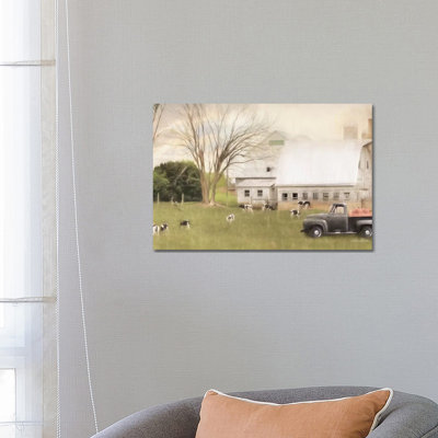 Virginia Dairy Farm by Lori Deiter - Wrapped Canvas Painting