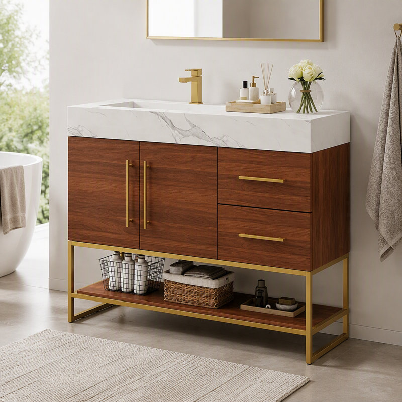 Meuble-lavabo de salle de bain Modern