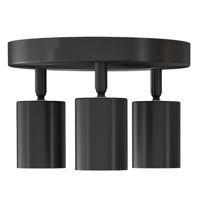 Steel Spotlight, Black, Black