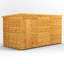 Powersheds 12 x 6ft Timber Tongue & Groove Windowless Pent Garden Shed