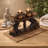 6.5'' H Wood Tabletop Tealight Holder