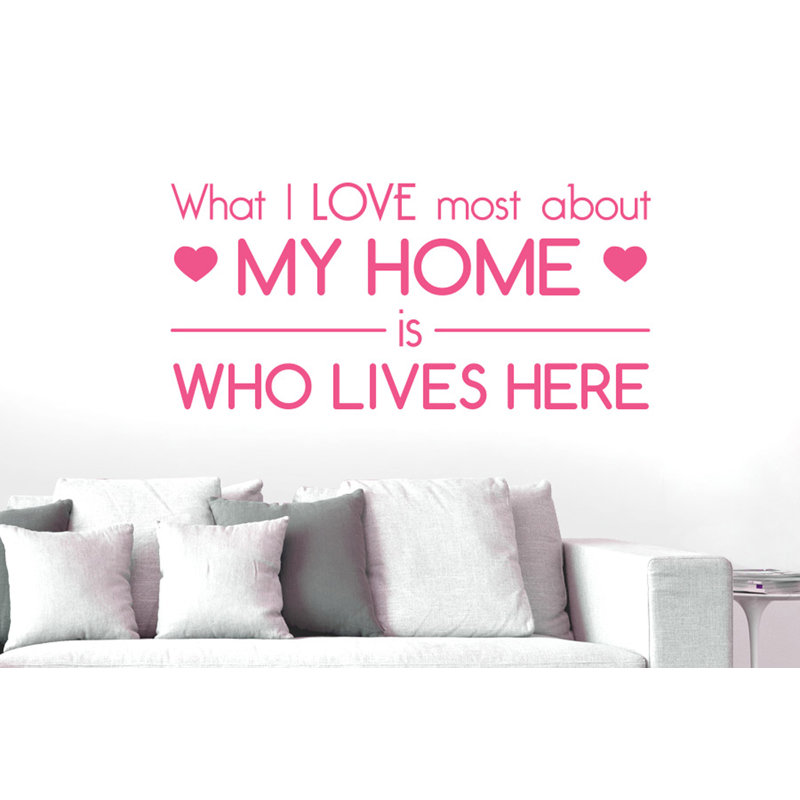 Wall Decal, Pink, Medium