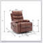 Fauteuil inclinable électrique lève-personne avec vibration à 8 points, chaleur lombaire, télécommande et poches latérales pour le confort des personnes âgées-1170362645