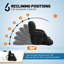 Siège de stade pliable avec coussins Adlyn