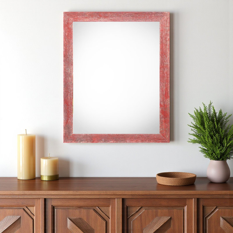 Cadre photo simple Bianca-Maria, Rouge, 22 po x 28 po