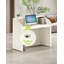 Bureau de réception 47 po blanc moderne avec comptoir (sans la chaise)-1720043323