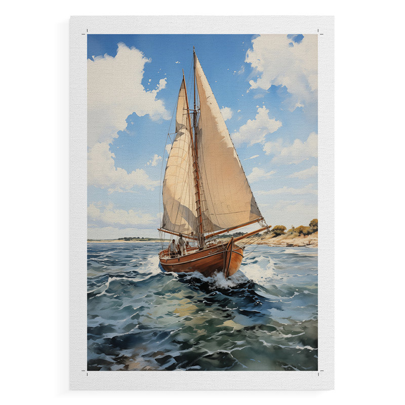 NAUTICAL Series CCCXXVIII -Canvas Print Only - NOT FRAMED