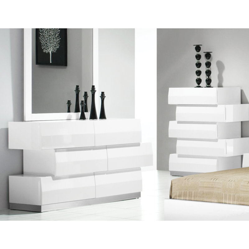 Commode 3 tiroirs avec miroir Connolly
