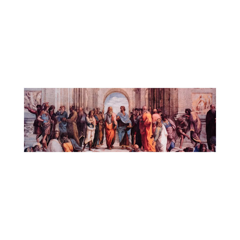 School Of Athens by Raphael - Wrapped Canvas Painting, 121.92 cm H x 40.64 cm W x 1.91 cm D