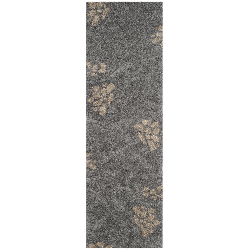 Chaffin Shag Performance Floral Rug, Runner 2'3" x 7'