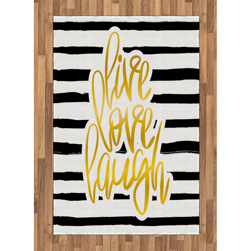 Wenham Striped Hand Woven Area Rug, Rectangle 120 x 180cm