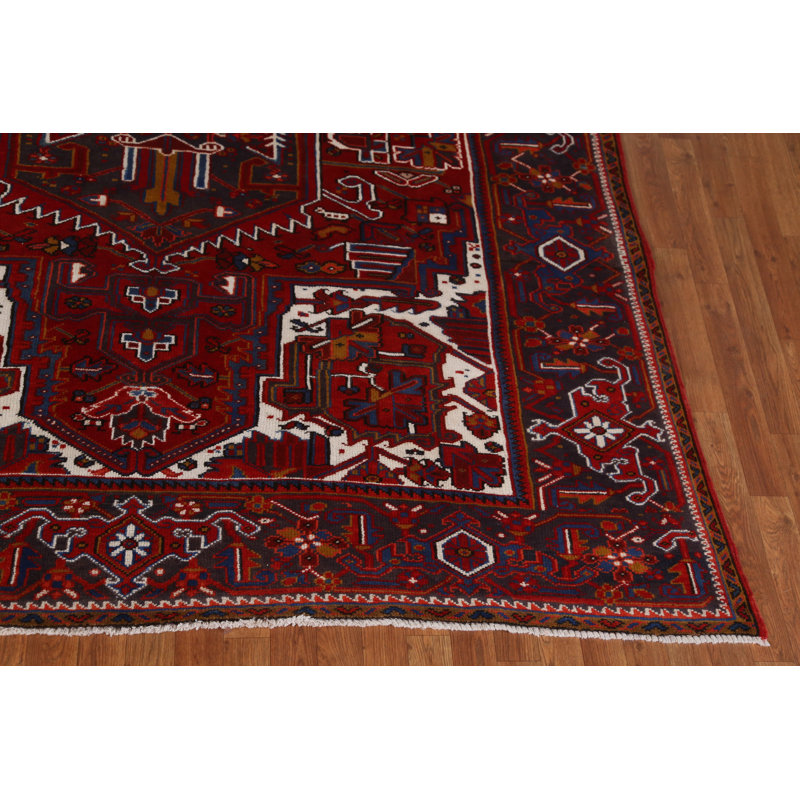 Tapis traditionnel géométrique rétro 8 x 12