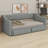 Sleek Upholstered Daybed Frame with Two Storage Drawers