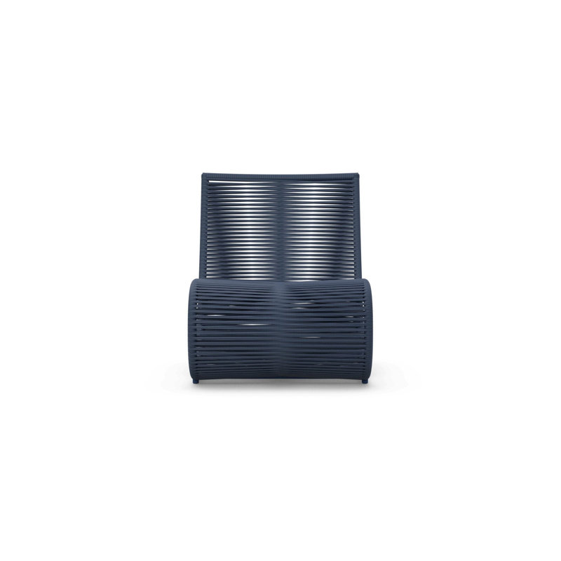 Wave Club Chair, Matte Saphire