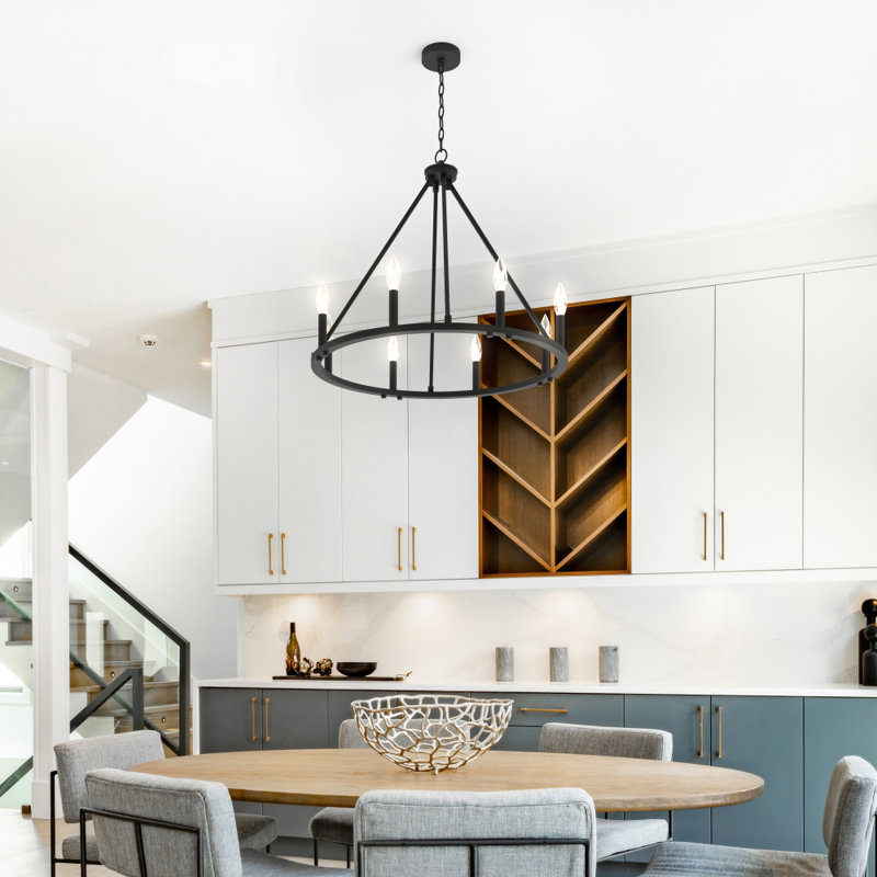 Myllwyck 8-Light 28.06” Wide Chandelier