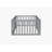 Grey Rubber Wood Watsons Floor Bed With High Fence Railings And Integrated Door-780284209-780284211