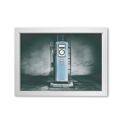 Little Blue Gas Pump - Print