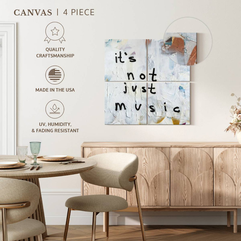 Tergel Not Just Music, 18" H x 18" W