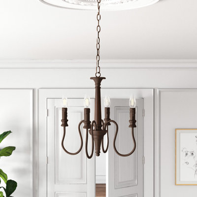Lustre traditionnel de style bougie Arley