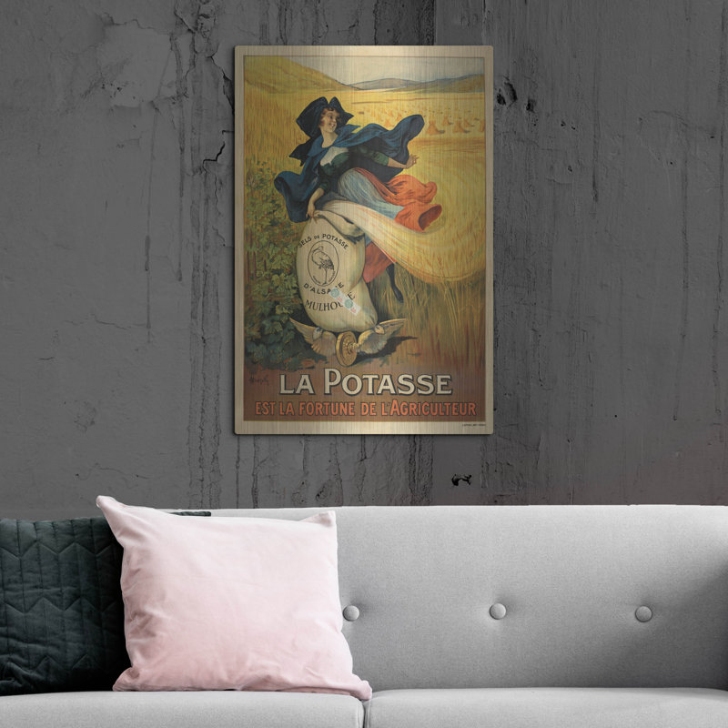 «La Potasse» par Vintage Posters, Me «La Potasse» par Vintage Posters, H 36 po x l 24 po
