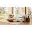 Modulaire en forme de U avec rembourrage double couche et option de coussins de rangement cachés
