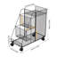 50cm H x 23cm W File Cart with Wheels-121975815